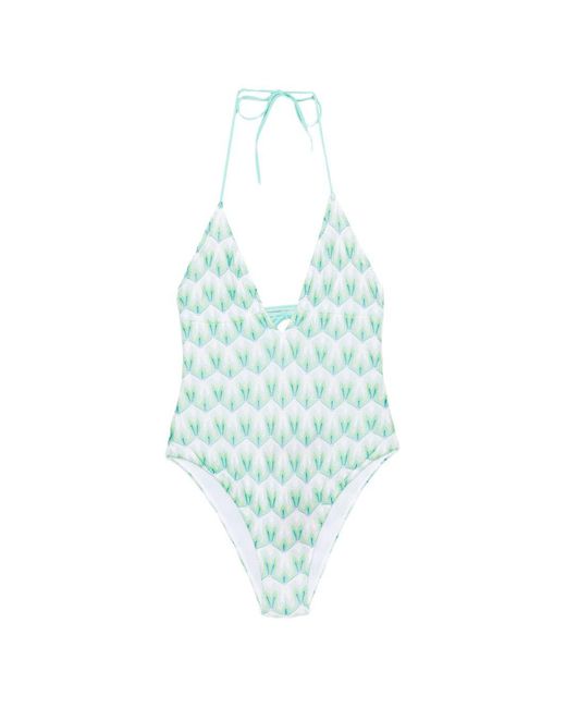 Missoni Blue One-Piece Swimsuit