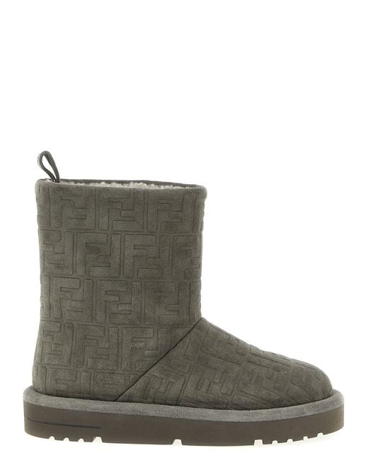 Fendi Green Ankle Boots