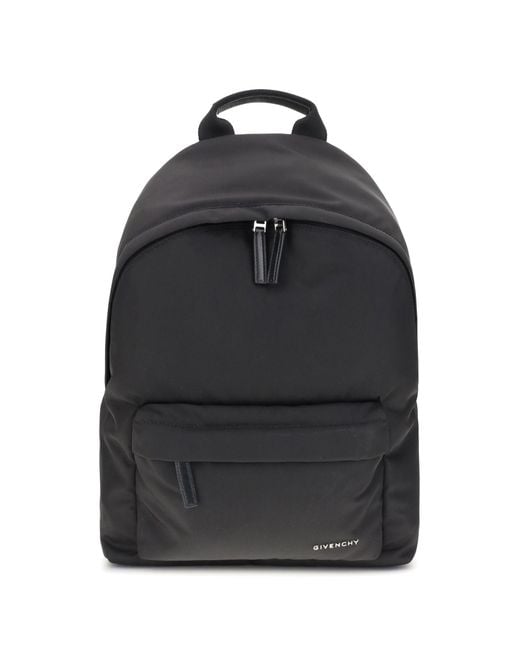 Givenchy Black Essential U Canvas Backpack for men