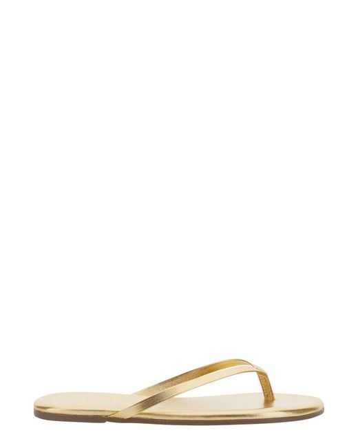 TKEES Metallic Sandals Leather