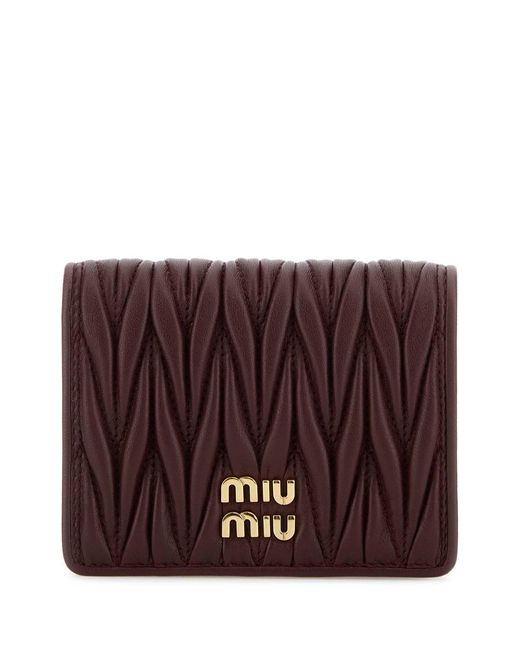 Miu Miu Purple Wallets