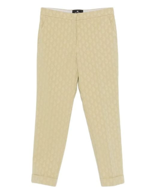 Etro Natural Patterned Trousers