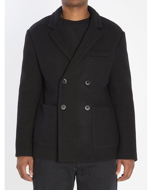 Barena Black Molena Lanoso Jacket for men