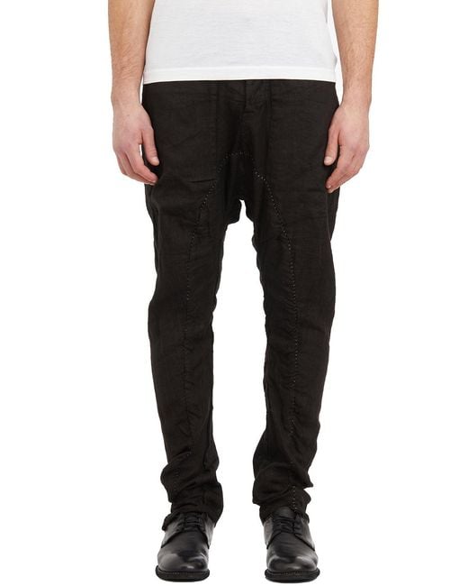 Masnada Black Pantalone for men