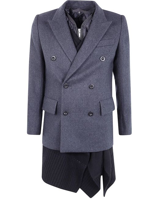 Sacai Blue Knit Jacket for men