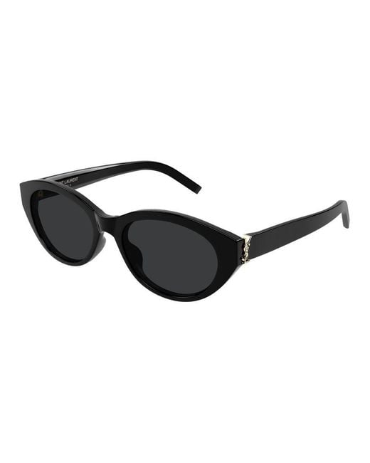 Saint Laurent Black Sl M148 001 Sunglasses Acetate Round for men