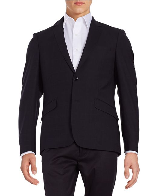 Sondergaard Slim-fit Satin-lined Jacket in Black for Men | Lyst