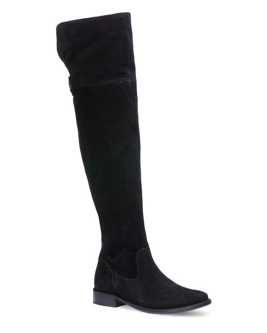Frye Shirley Suede Over-the-knee Boots in Black - Save 71% | Lyst