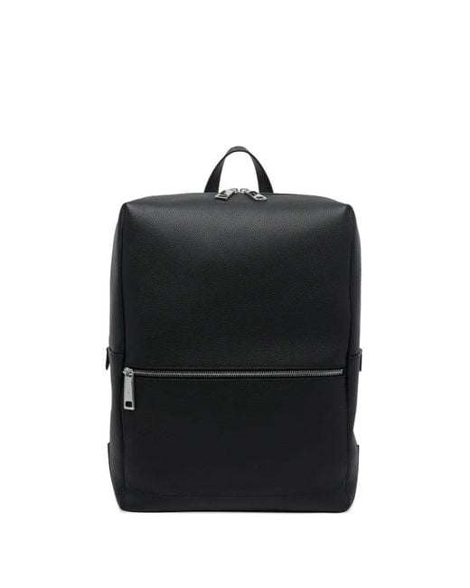 Men's Black Lui Zippered Backpack
