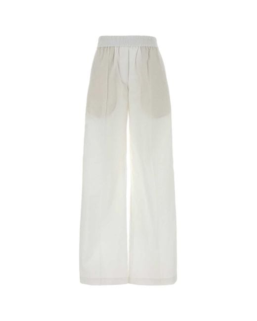 Brunello Cucinelli White Pants