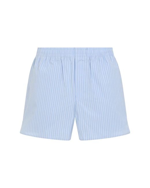AMI Blue Ami Elasticated Shorts for men