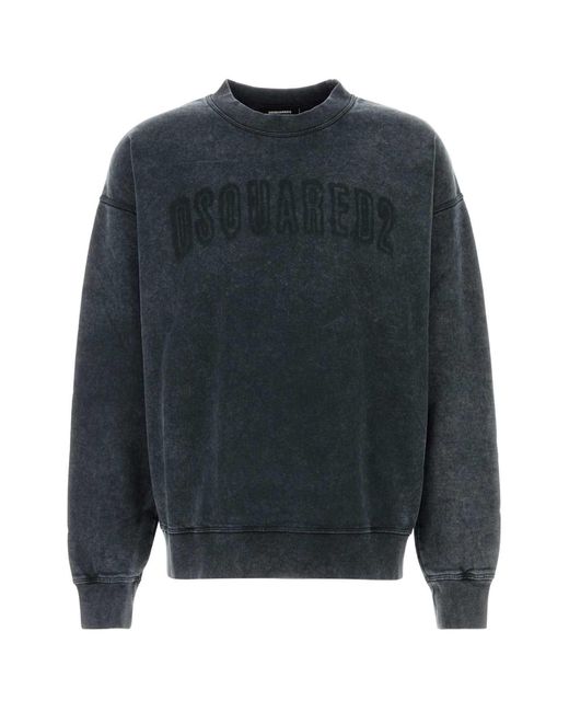 DSquared² Gray Sweatshirt With Logo for men