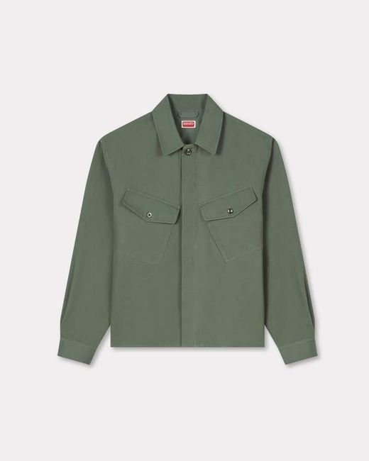 KENZO Green Overshirt for men