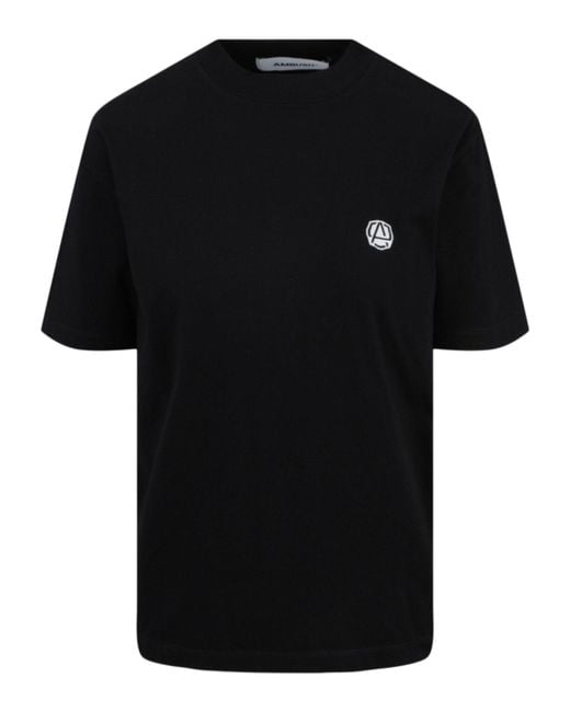 Ambush Black Amblem Basic T-Shirt