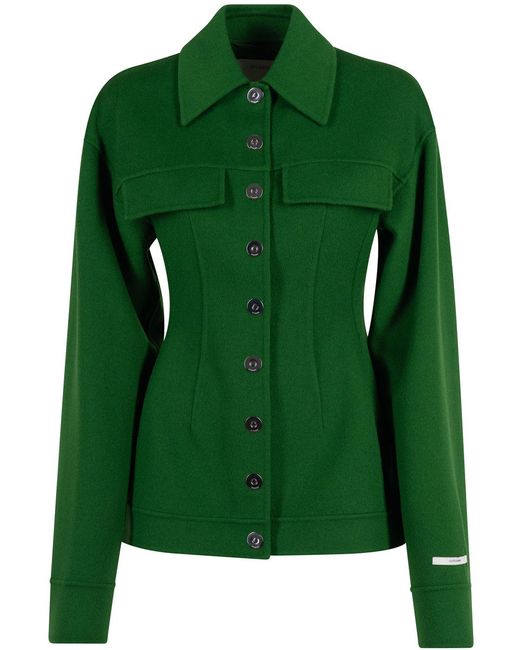Sportmax Green Shaped Jacket