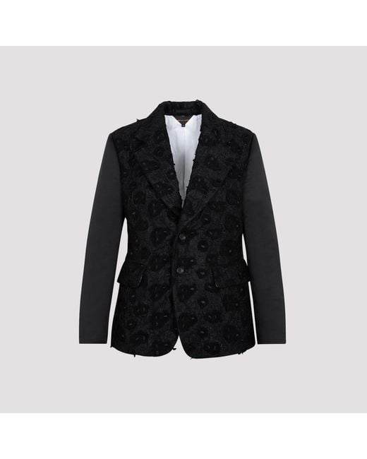 Comme des Garçons Black Wool Jacket