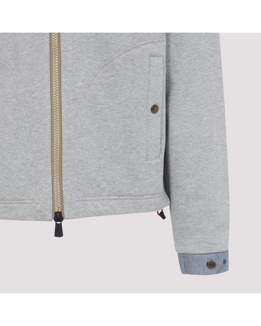 Moncler Blue Zip Up Jacket for men