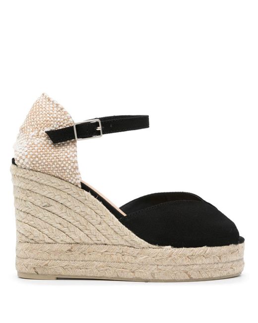 Castaner Natural Bianca Raffia Wedge Espadrilles