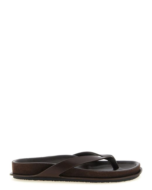 Women's Black Cowhide Slides Shoe