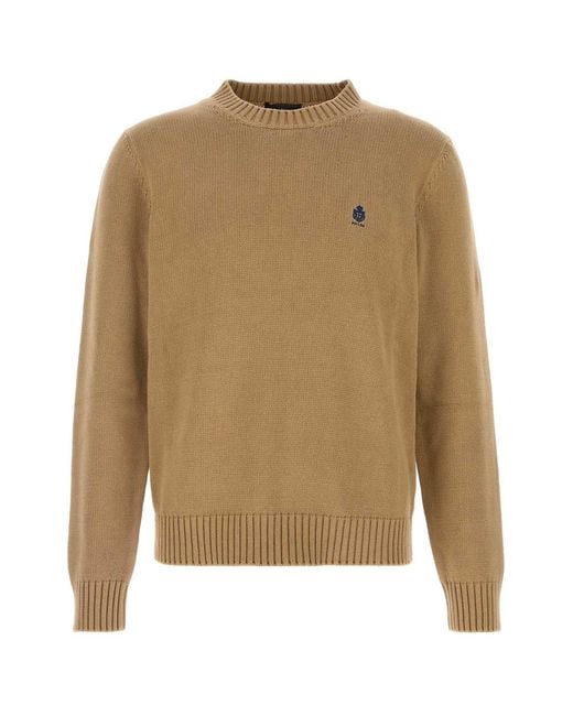 Prada Natural Logo Sweaters for men