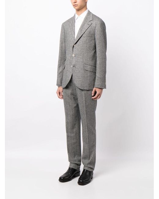 Brunello Cucinelli Gray Suit Mq423Ldwh_C002 for men
