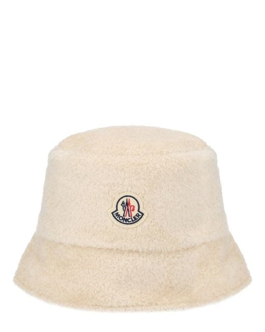Moncler Natural "Bucket" Hat Teddy Effect