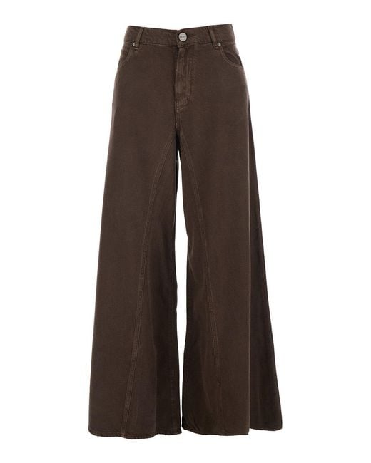 Pinko Brown Jeans Five-Pocket