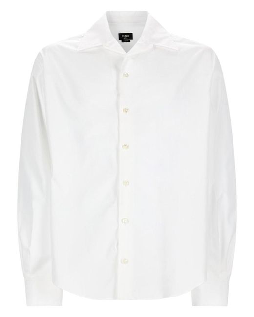 Fendi White Camicia for men