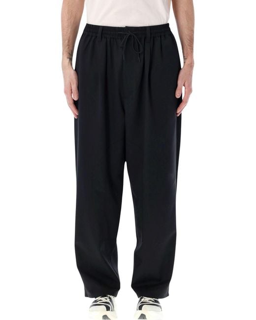 Y-3 Black Wool Blend Joggers