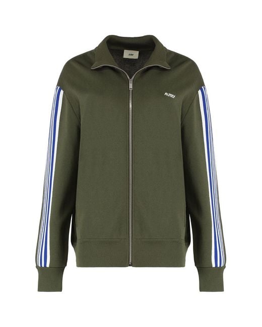 Autry Green Viscose Knit Jacket