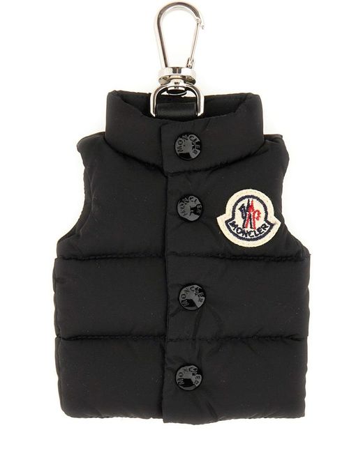 Moncler Black Keychain for men