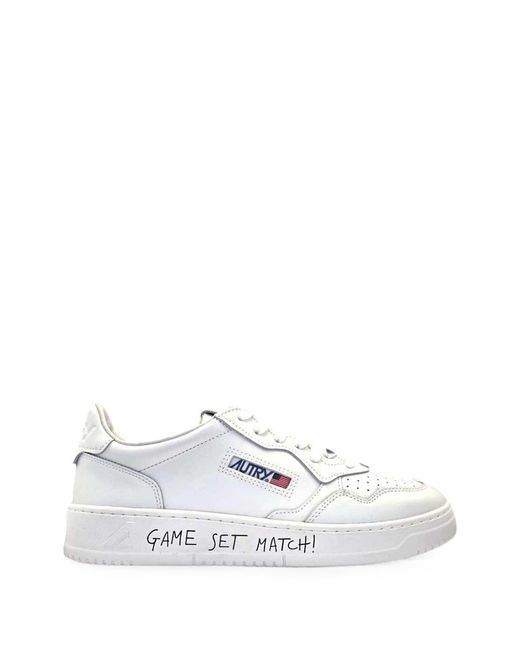 Autry White Sneakers