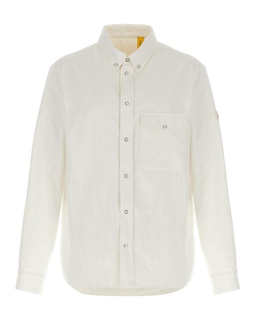 Moncler Genius White Polyamide Blouse for men