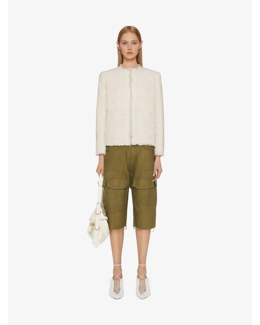 Givenchy Natural Round Neck Jacket Nwt
