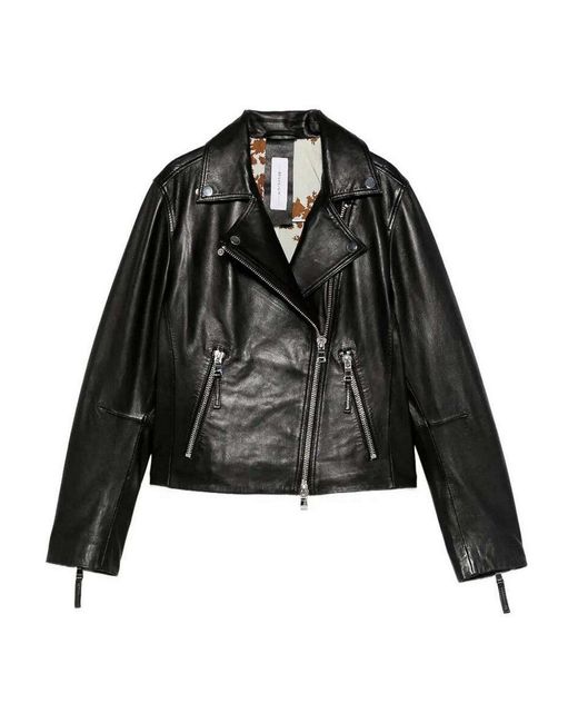 Women's Black Leather Jacket
