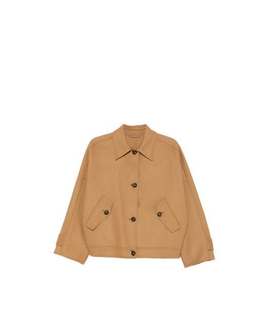 Closed Brown Coat