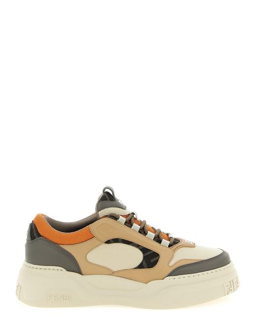 Fendi Multicolor ' Force' Sneakers for men