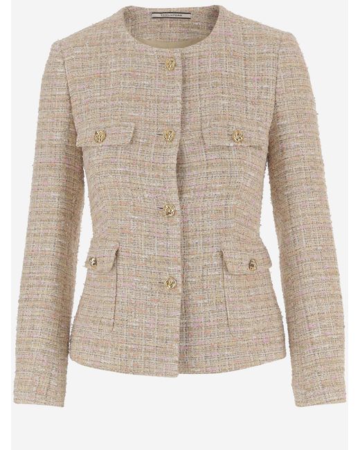 Tagliatore Natural Viscose Blend Jacket
