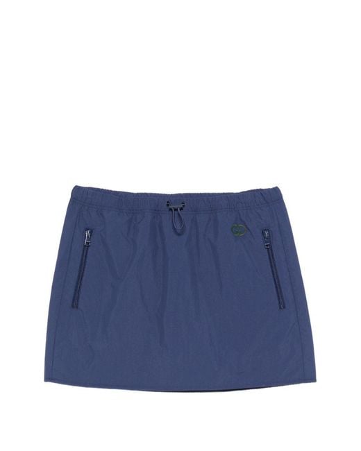 Gucci Blue Denim Mini Skirt