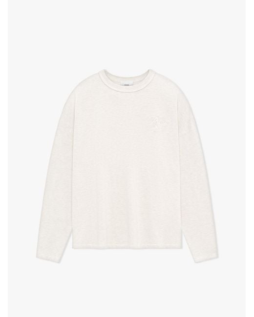 Rhude White Ls Reverse Tee Nwt for men