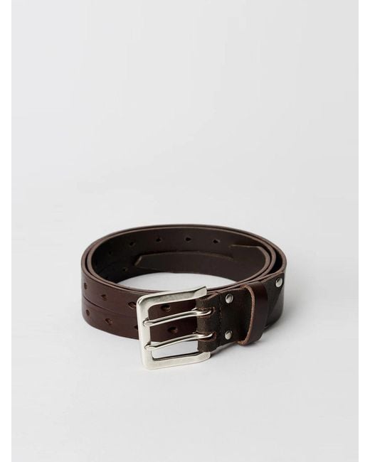 Our Legacy Multicolor Split Belt Oily Leather for men
