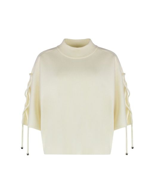 Max Mara White Sweater Drink