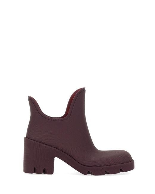 Burberry Purple Stylish Mini Boot