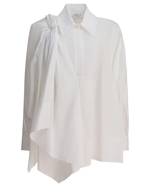 Givenchy White Shirt With Bow