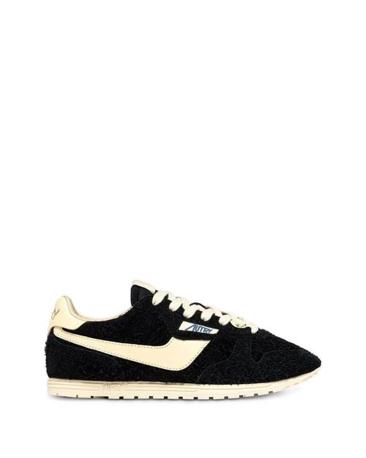 Autry Black Windspin Suede/Leather
