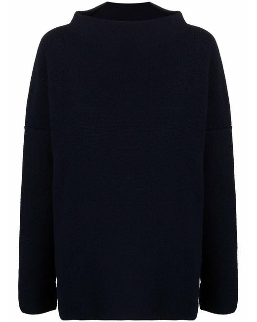 Daniela Gregis Blue Wool Turtle-Neck Sweater