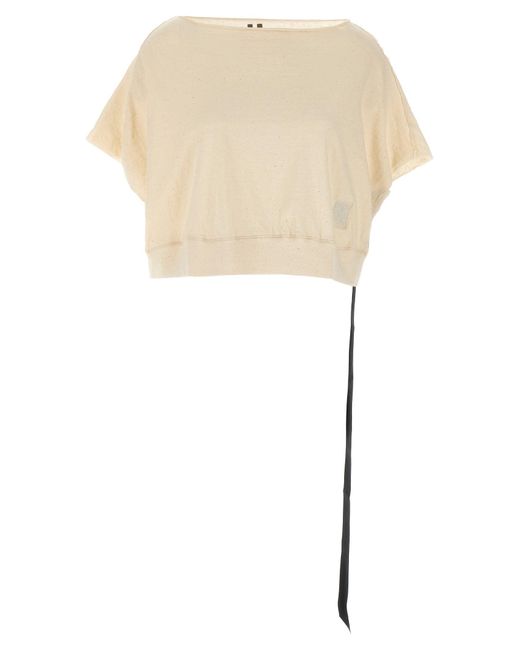 Rick Owens White 'Dagger' Top