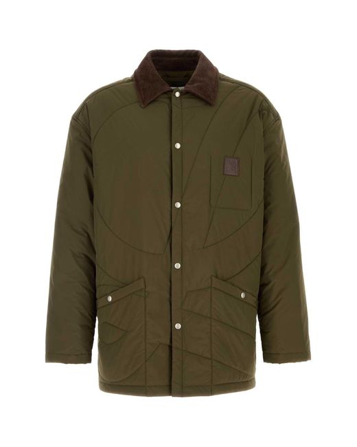Loewe Green Army Polyester Jacket