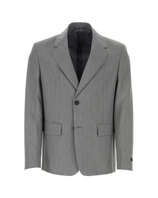 Prada Gray Giacca for men