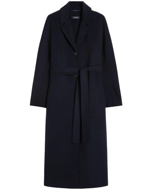Max Mara Blue Virgin Wool Single Breasted